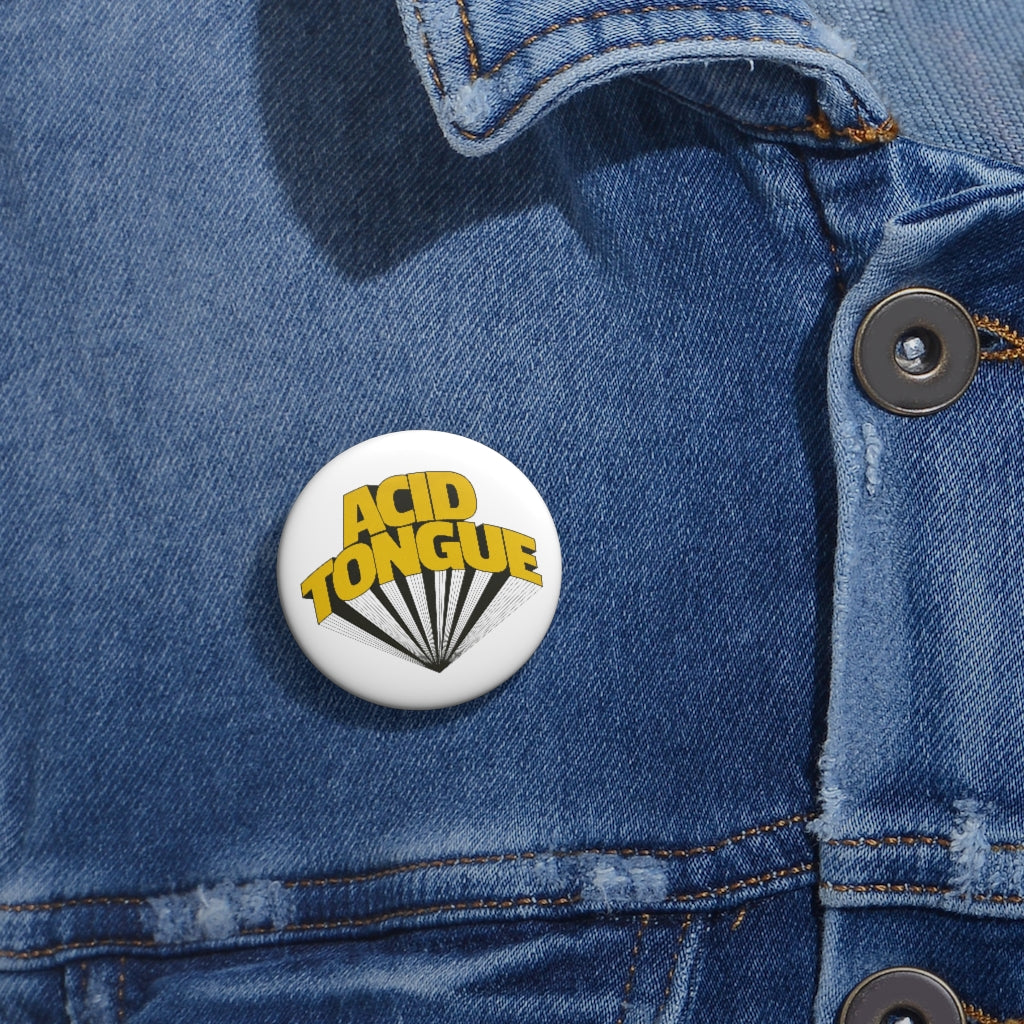 1970s Tongue - Pinback Buttons