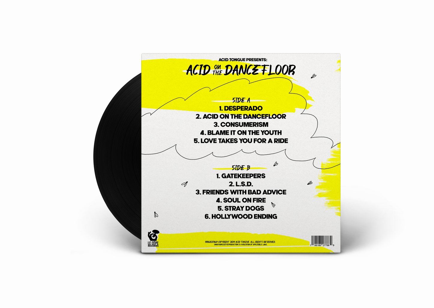 Acid Tongue "Acid on the Dancefloor" - 12" Standard Vinyl
